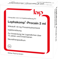 LOPHAKOMP Procain 2 ml Injektionslösung - 5X2ml