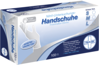 HANDSCHUHE Einmal Nitril M blau - 100Stk