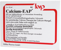 CALCIUM EAP Ampullen - 5X10ml