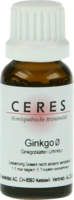 CERES Ginkgo Urtinktur - 20ml