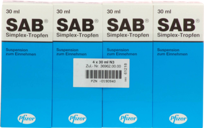 SAB simplex Suspension zum Einnehmen - 4X30ml