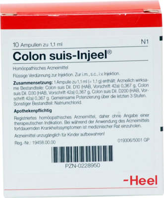 COLON SUIS Injeel Ampullen - 10Stk