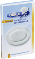 OKKLUFIX Augenkompressen steril selbstklebend - 5Stk
