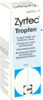 ZYRTEC 10 mg/ml Tropfen - 20ml - Allergien