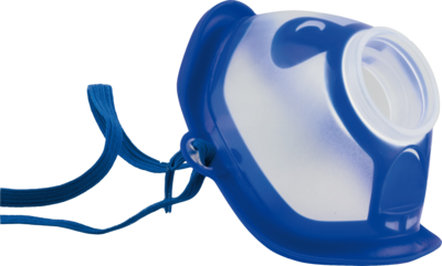 MICRODROP RF7 Maske Kind blau transparent - 1Stk