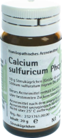 CALCIUM SULFURICUM PHCP Globuli - 20g