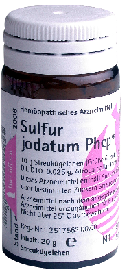 SULFUR JODATUM PHCP Globuli - 20g - Phoenix