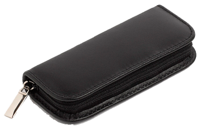 TASCHENAPOTHEKE 20er Rindleder mini 1,5 g Gl.schw. - 1Stk