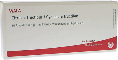 CITRUS E FRUCTIBUS/Cydonia e fructibus Ampullen - 10X1ml