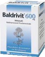 BALDRIVIT 600 mg überzogene Tabletten - 50Stk - Unruhe & Schlafstörungen