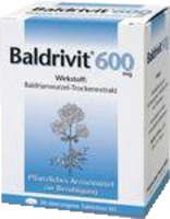 BALDRIVIT 600 mg überzogene Tabletten - 100Stk - Unruhe & Schlafstörungen