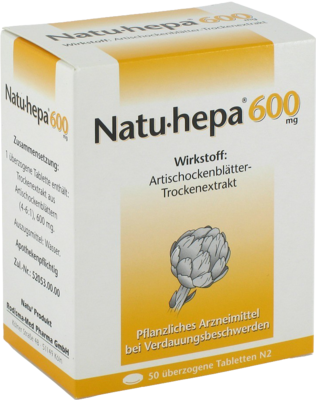 NATU HEPA 600 mg überzogene Tabletten - 50Stk