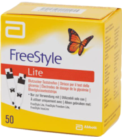 FREESTYLE Lite Teststreifen ohne Codieren - 50Stk - Blutzucker-Teststreifen