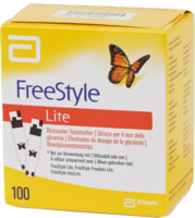 FREESTYLE Lite Teststreifen ohne Codieren - 100Stk - Blutzucker-Teststreifen