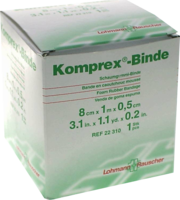 KOMPREX Schaumgummi Binde 8 cmx1 m Stärke 0,5 cm - 1Stk