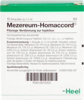 MEZEREUM HOMACCORD Ampullen - 10Stk