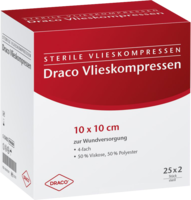 VLIESSTOFF-KOMPRESSEN steril 10x10 cm 4fach - 25X2Stk