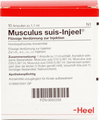 MUSCULUS SUIS Injeel Ampullen - 10Stk