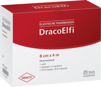DRACOELFI elast.Fixierbinde 8 cmx4 m gekrep.cello - 1Stk