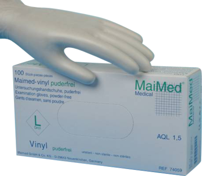 MAIMED vinyl PF Unt.Handsch.unsteril Gr.S - 100Stk