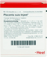 PLACENTA SUIS Injeel Ampullen - 10Stk