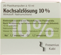 KOCHSALZLÖSUNG 10% Infusionslösungskonzentrat - 20X10ml - Kochsalzlösungen