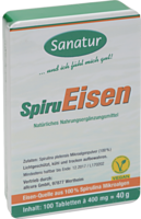 EISEN SPIRULINA hefefrei 400 mg Tabletten - 100Stk