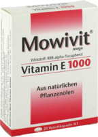MOWIVIT Vitamin E 1000 Kapseln - 20Stk