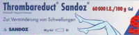 THROMBAREDUCT Sandoz 60.000 I.E. Gel - 40g