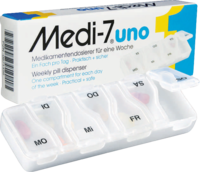 MEDI 7 uno Medikamentendosierer für 7 Tage weiß - 1Stk