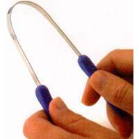 TUNGS Tongue Cleaner Zungenreiniger a.Edelstahl - 1Stk