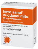 FERRO SANOL duodenal mite 50 mg magensaftr.Hartk. - 20Stk - Eisen