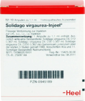 SOLIDAGO VIRGAUREA INJEEL Ampullen - 10Stk - Stärkung & Steigerung der Blasen-& Nierenfunktion