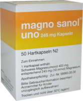 MAGNO SANOL uno 245 mg Kapseln - 50Stk - Magnesium