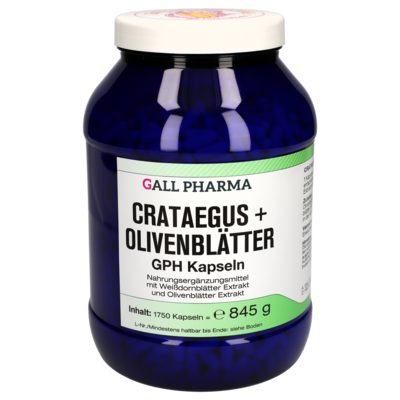 CRATAEGUS+OLIVENBLÄTTER GPH Kapseln - 1750Stk