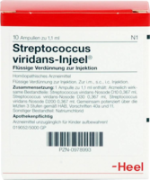 STREPTOCOCCUS VIRIDANS Injeel Ampullen - 10Stk