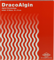 DRACOALGIN 10x10 cm Alginatkompresse - 10Stk