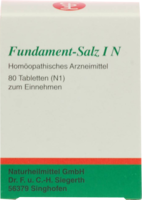 FUNDAMENT-Salz I N Tabletten - 80Stk