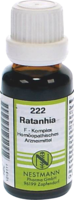 RATANHIA F Komplex Nr.222 Dilution - 20ml