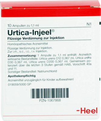 URTICA INJEEL Ampullen - 10Stk