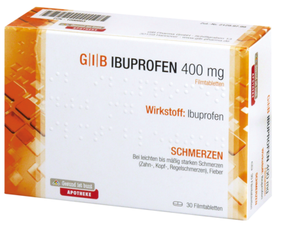 GIB Ibuprofen 400 mg Filmtabletten - 30Stk