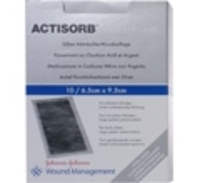 ACTISORB 220 Silver 6,5x9,5 cm steril Kompressen - 10Stk