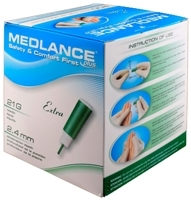 MEDLANCE plus Extra Sicherheitslanz.21 G 2,4mm - 200Stk
