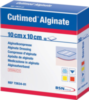 CUTIMED Alginate Alginatkompressen 10x10 cm - 10Stk