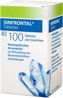 SINFRONTAL Tabletten - 100Stk - Nase frei