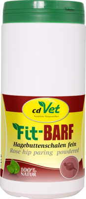 FIT-BARF Bio-Hagebuttenschalen Pulver f.Hunde - 800g - Barfen