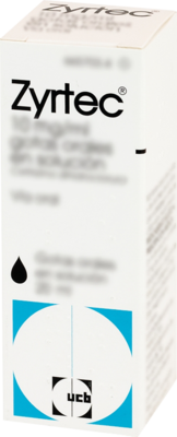 ZYRTEC 10 mg/ml Tropfen - 20ml