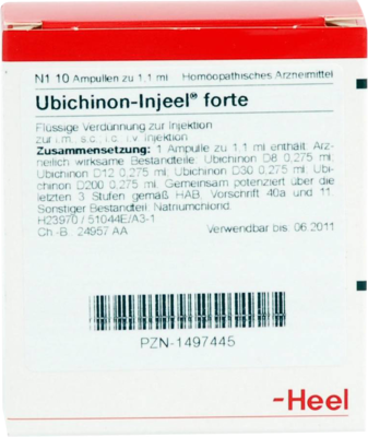 UBICHINON Injeel forte Ampullen - 10Stk - Heel