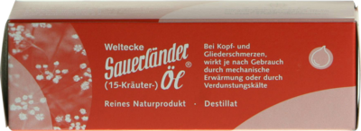 SAUERLÄNDER 15 Kräuter Öl - 75ml