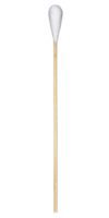 WATTESTÄBCHEN Holz 15 cm großer Kopf steril - 50X2Stk